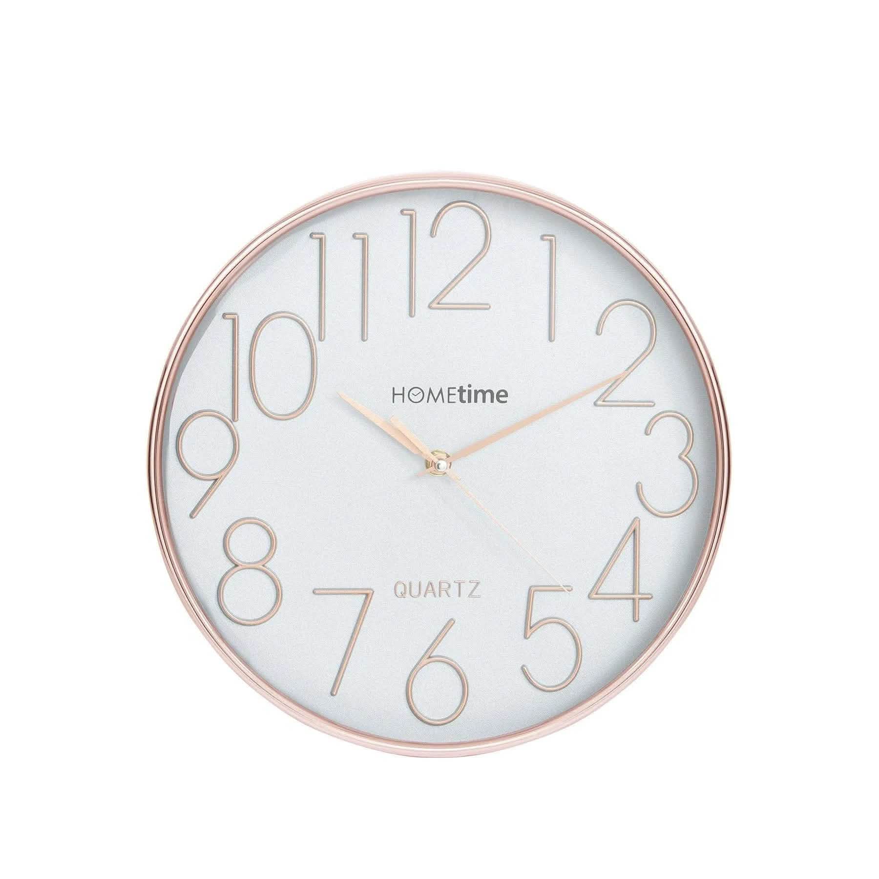 tooltime.co.uk Wall Clock 30cm Round Wall Clocks with Quartz Silent Sweep Movement | Choice of 3 Designs