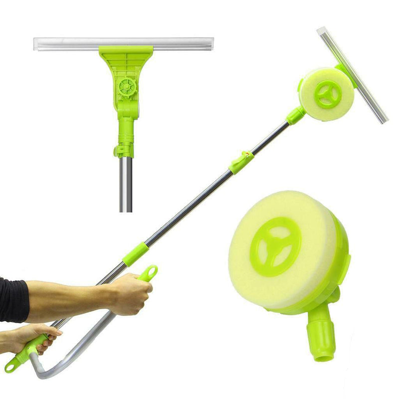 tooltime.co.uk Window Cleaning Kit U-Type Telescopic Window Cleaning Kit for Flats and High Rise Apartments