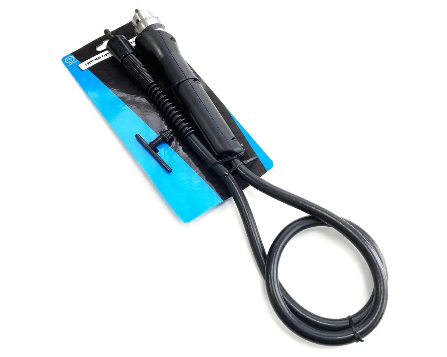 tooltime Flexible Drill Shaft Extension 1200mm Long Flexi Drive - Keyed Chuck