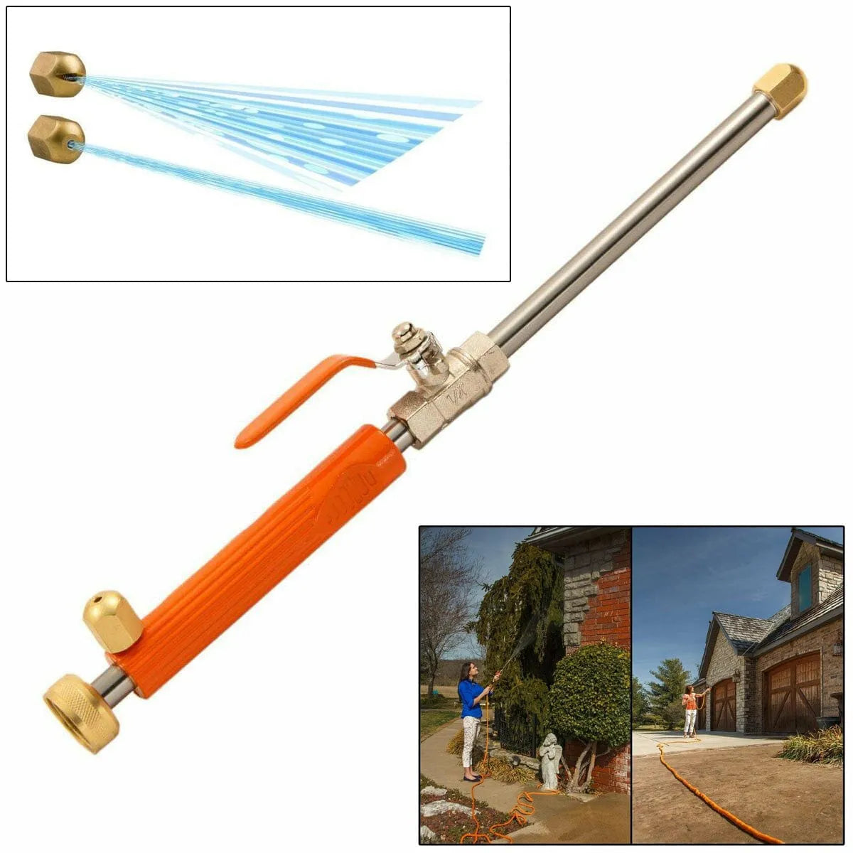 Jet nozzle for water hose hotsell