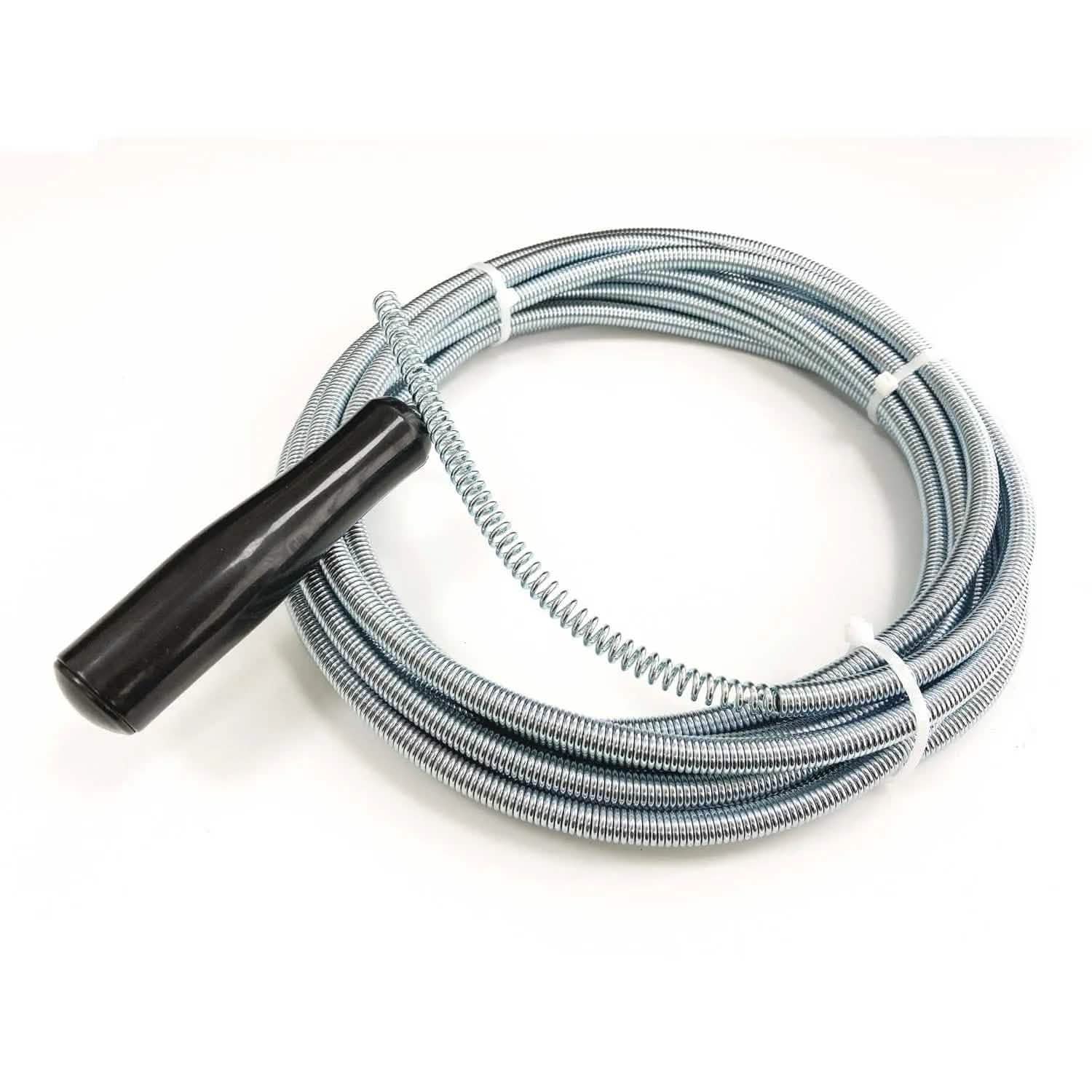 tooltime Sink Drain Pipe Unblocker Bath Clean Kitchen 5m Steel Wire (9mm) Cleaner