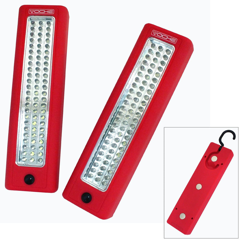 tooltime torch 2PK ULTRA-BRIGHT 72 LED WORKLIGHT INSPECTION LAMP MAGNETIC WORK LIGHT TENT TORCH