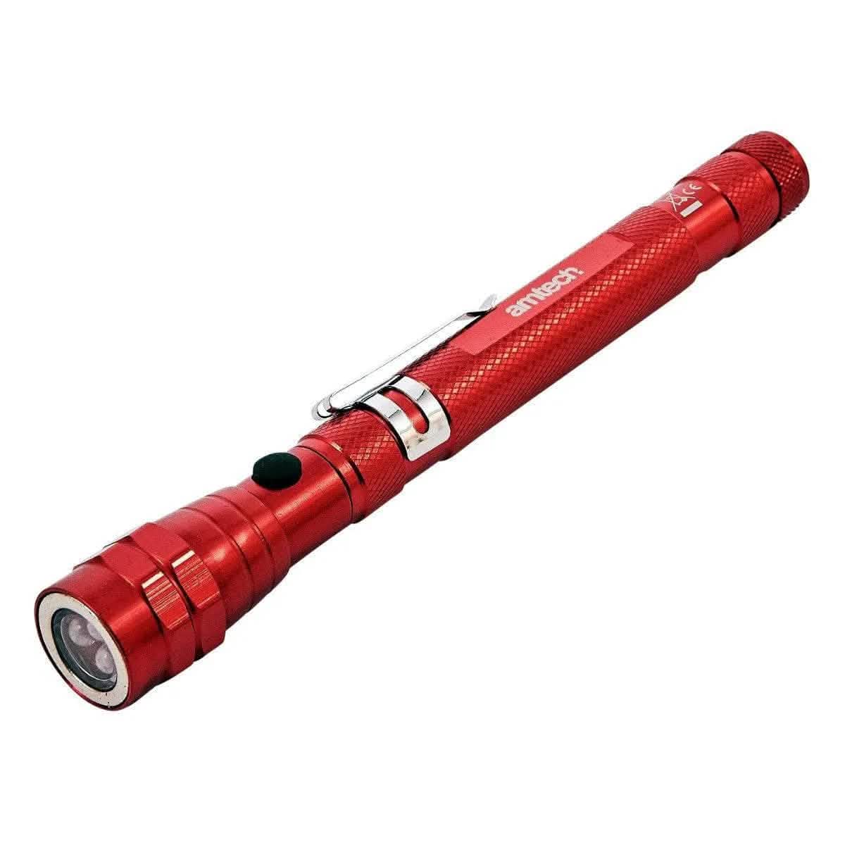 tooltime torch 3 LED TELESCOPIC FLEXIBLE MAGNETIC PICK-UP TOOL FLASHLIGHT SPOTLIGHT TORCH 360°