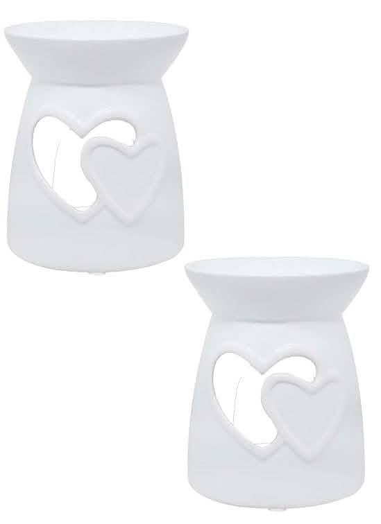 tooltime Wax Oil Warmer White Hearts - 2 Pack
