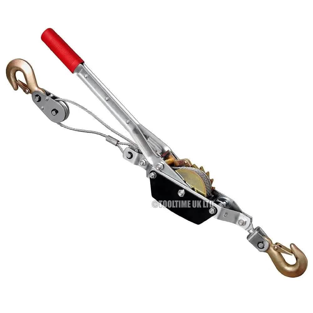 tooltime Winches Hand Cable Puller Heavy Duty Fencing Winch Turfer Caravan Boat Trailer 2 Ton TT