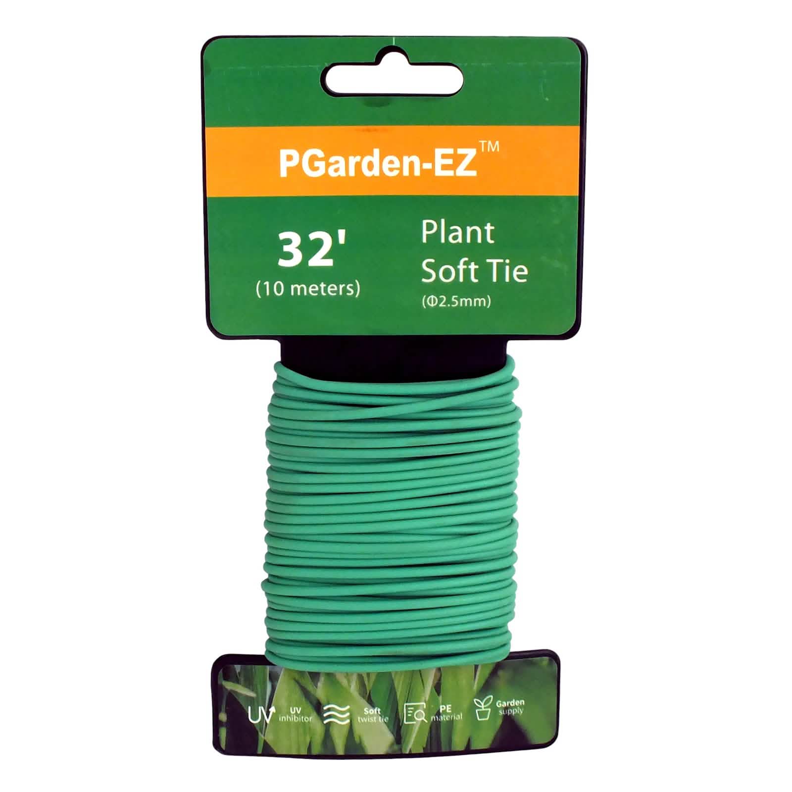 10m Soft Plant Support Tie | Flexible Twisty Rubber Coated Wire | Reusable Durable and Weatherproof