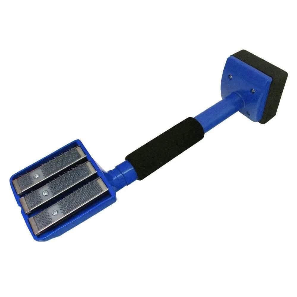 Voche knee kicker Voche Carpet Fitters Knee Kicker Installer Stretcher Gripper Laying Tool Blue