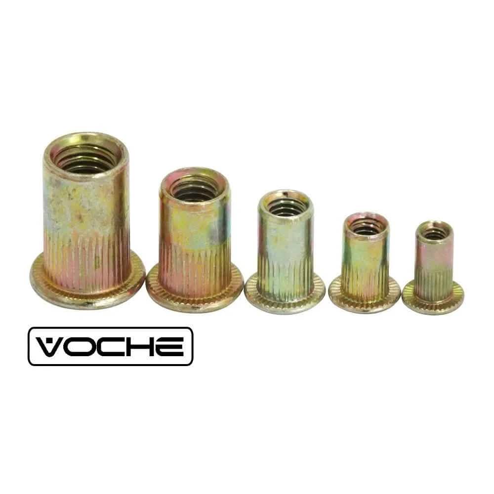 Voche Voche 100Pc Assorted Rivnuts Nutsert Countersunk Threaded Inserts M3 M4 M5 M6 M8