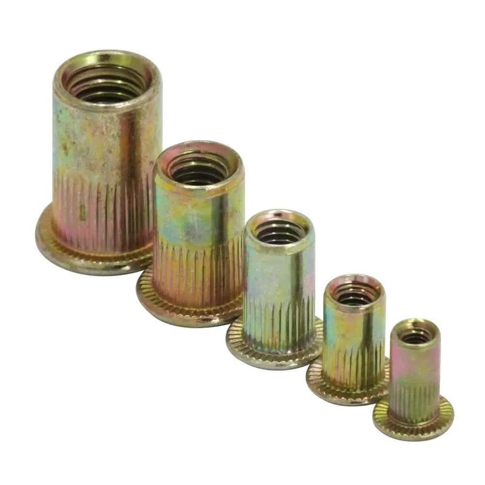 Voche Voche 100Pc Assorted Rivnuts Nutsert Countersunk Threaded Inserts M3 M4 M5 M6 M8