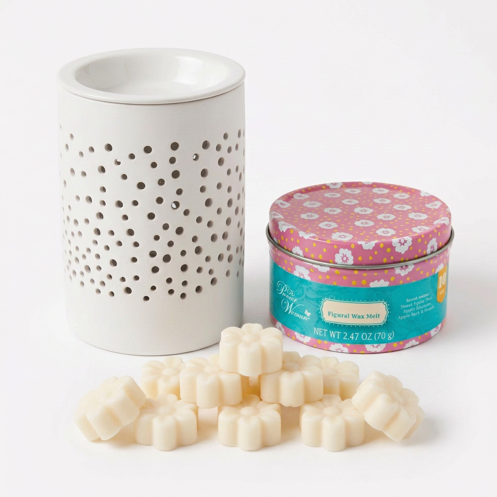 Y58J bundle with randomly stacked flower-shaped wax melts