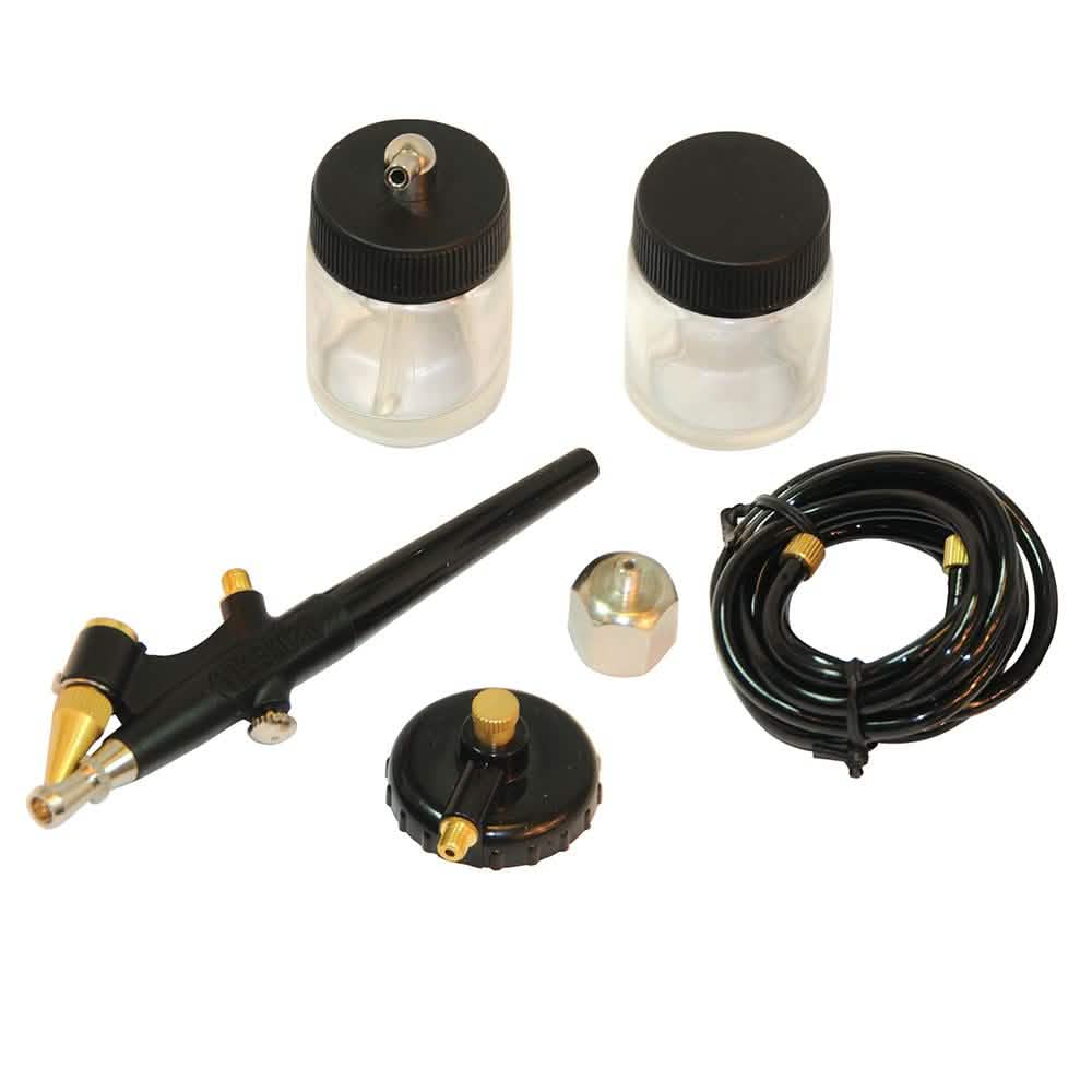 22ML AIRBRUSH HOBBY KIT 6PCE 380158 CRAFT TOOLS-tooltime.co.uk