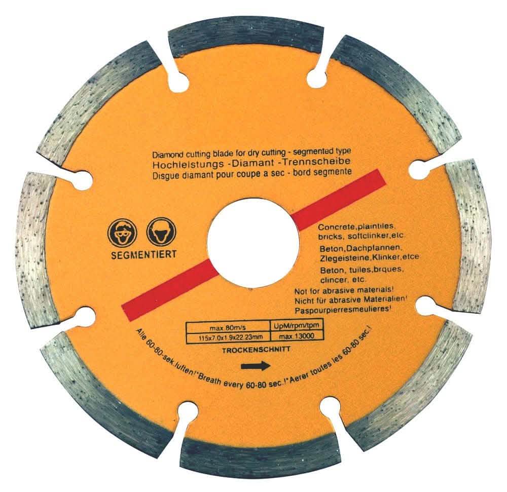 10 x 115mm 4.5" ANGLE GRINDER DIAMOND CUTTING DISC BLADE CONCRETE STONE BRICK - tooltime.co.uk