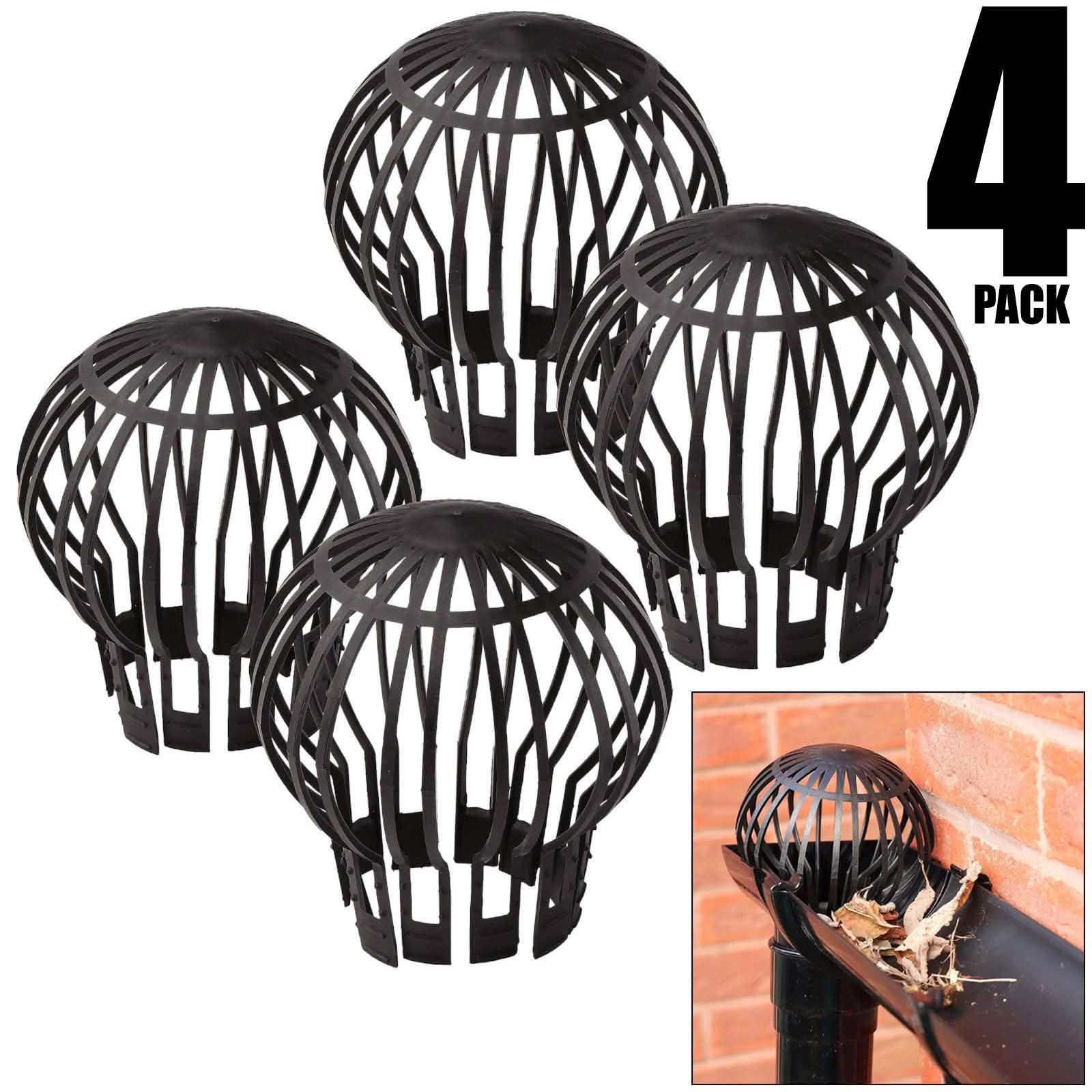 4 x Drainpipe Gutter Guards for Downpipes - tooltime.co.uk
