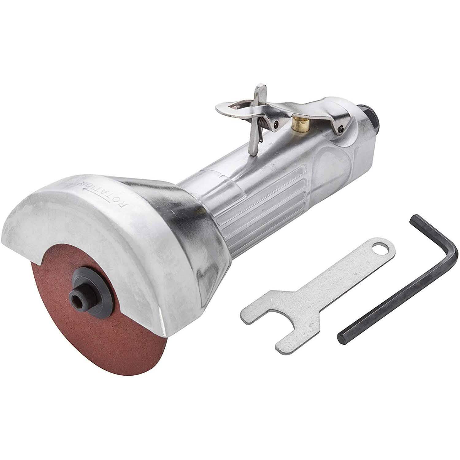 3" (75mm) PNEUMATIC AIR CUT OFF TOOL +11 x METAL CUTTING DISCS LIFETIME WARRANTY-tooltime.co.uk