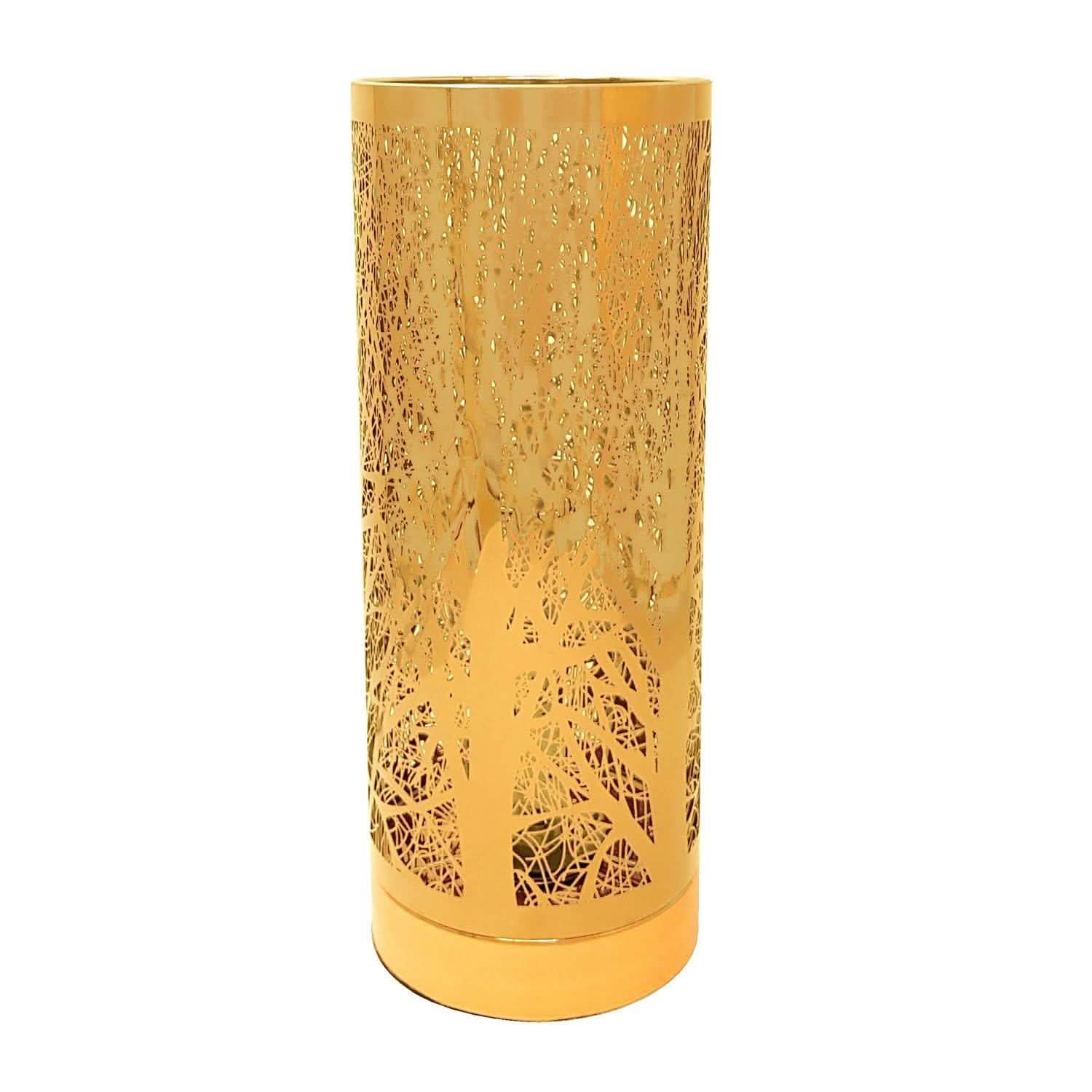 Asl Tree Lamp Oil Burner Wax Melt Touch Control 3 Levels Aromatherapy Rose Gold