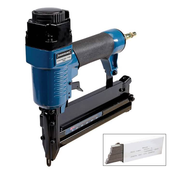 2In1 Air Nailer Stapler 18 Gauge 10Mm - 50Mm + 5000 Brad Nails - 3 Year Warranty