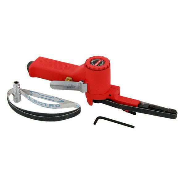 10Mm Air Belt Sander Air Powered Finger File Tool Plus 3 X 330Mm Sanding Belts - tooltime.co.uk