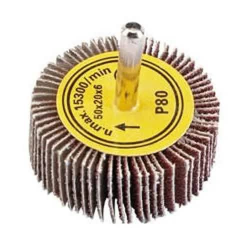 Draper Draper Abrasive Flap Wheel, 50 X 20Mm, 80 Grit Dr-71826