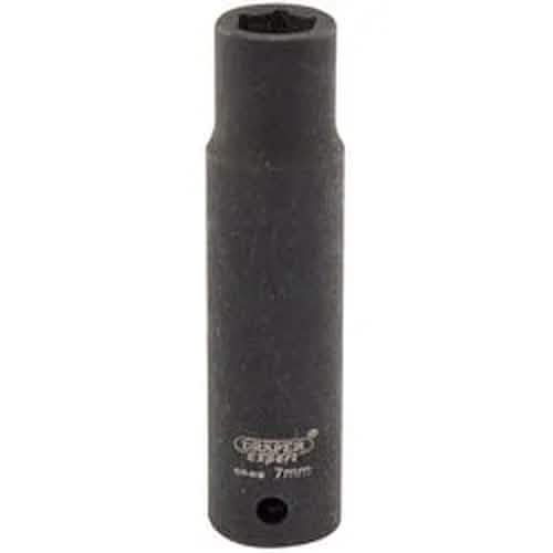 Draper Draper Expert Hi-Torq 6 Point Deep Impact Socket, 1/4" Sq. Dr., 7Mm Dr-05185