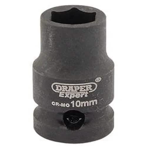 Draper Draper Expert Hi-Torq 6 Point Impact Socket, 3/8" Sq. Dr., 10Mm Dr-06869