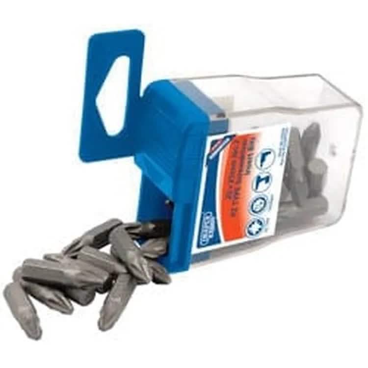 Draper Draper Pz Type Insert Bits In Plastic Storage Case, No.2 X 1/4" (Pack Of 20) Dr-34220