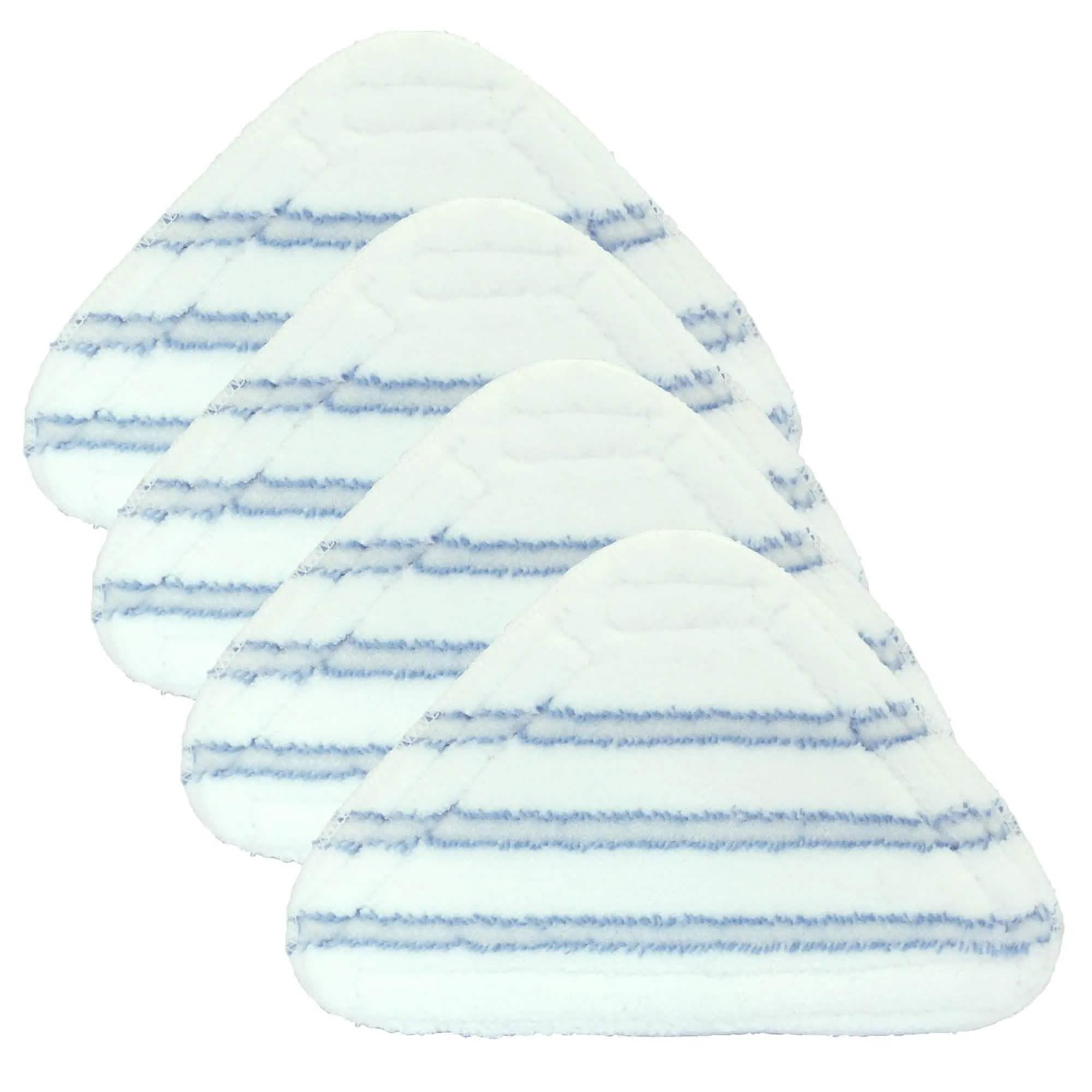 Pack of 4 Replacement Microfibre Steam Mop Pads for Bush SMB1501 SMB15