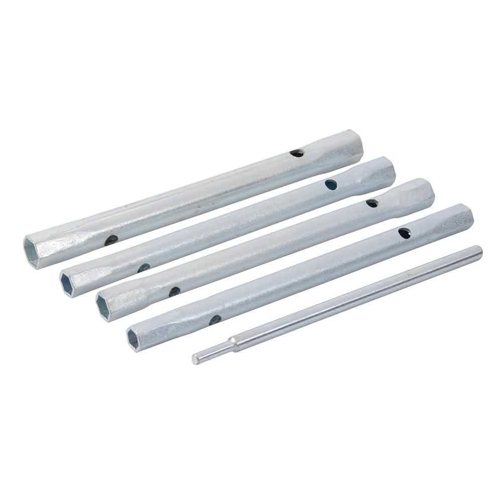 Silverline 8/9, 9/11, 10/11 & 12/13MM MONOBLOC BACK NUT TAP SPANNER 5PCE 395020