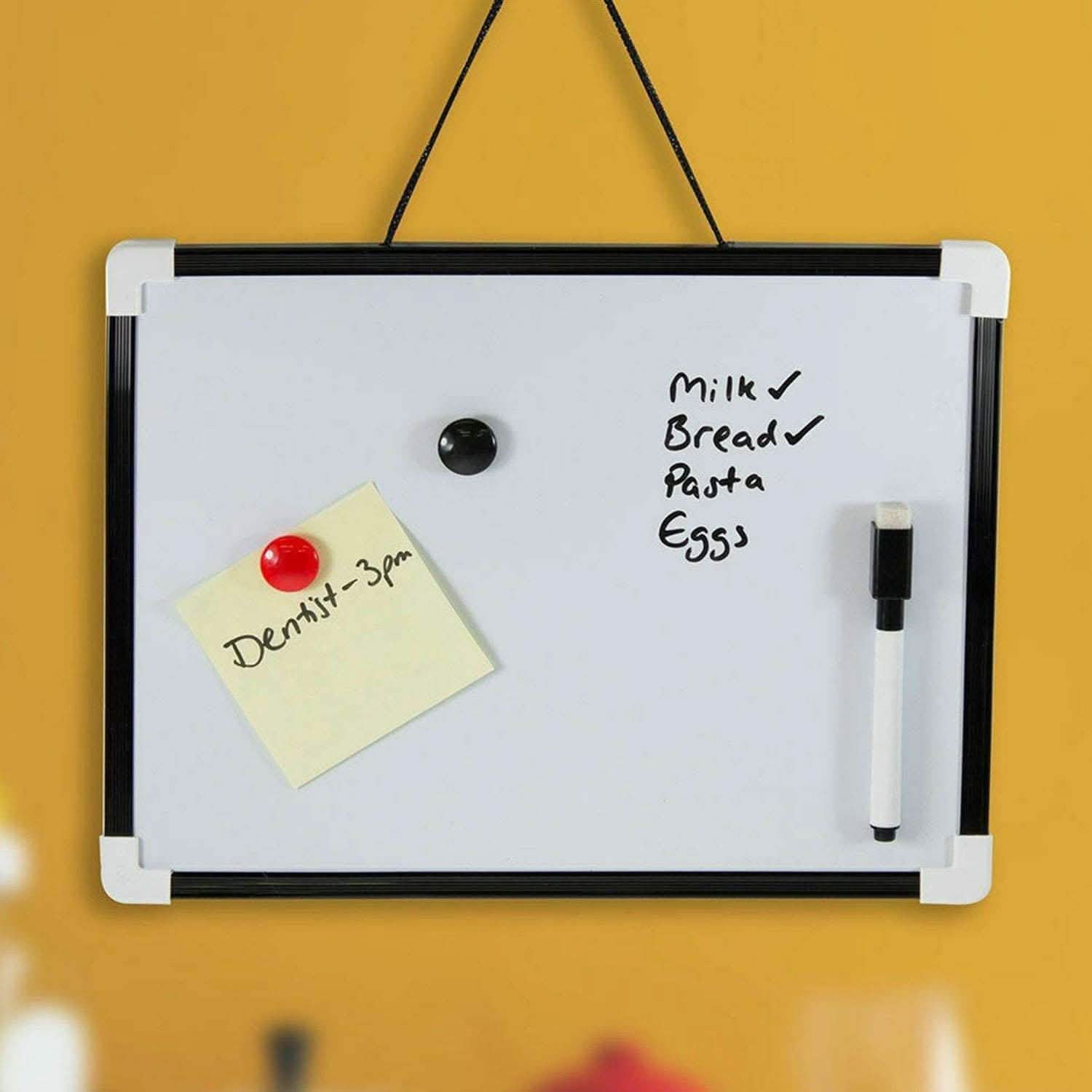 tooltime A4 White Board Dry Wipe Magnetic Mini Office Notice Memo Whiteboard Pen & Eraser
