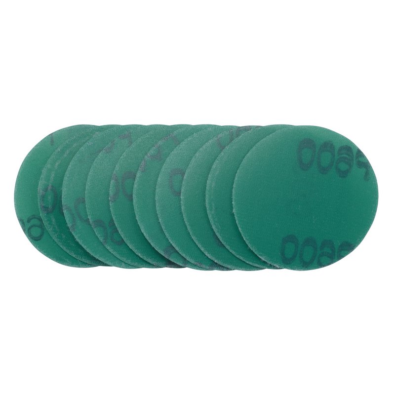 Silverline 50mm Mini Air Sander + 15pc Sanding DIscs | Random Orbit Variable Speed 90° Angled Head