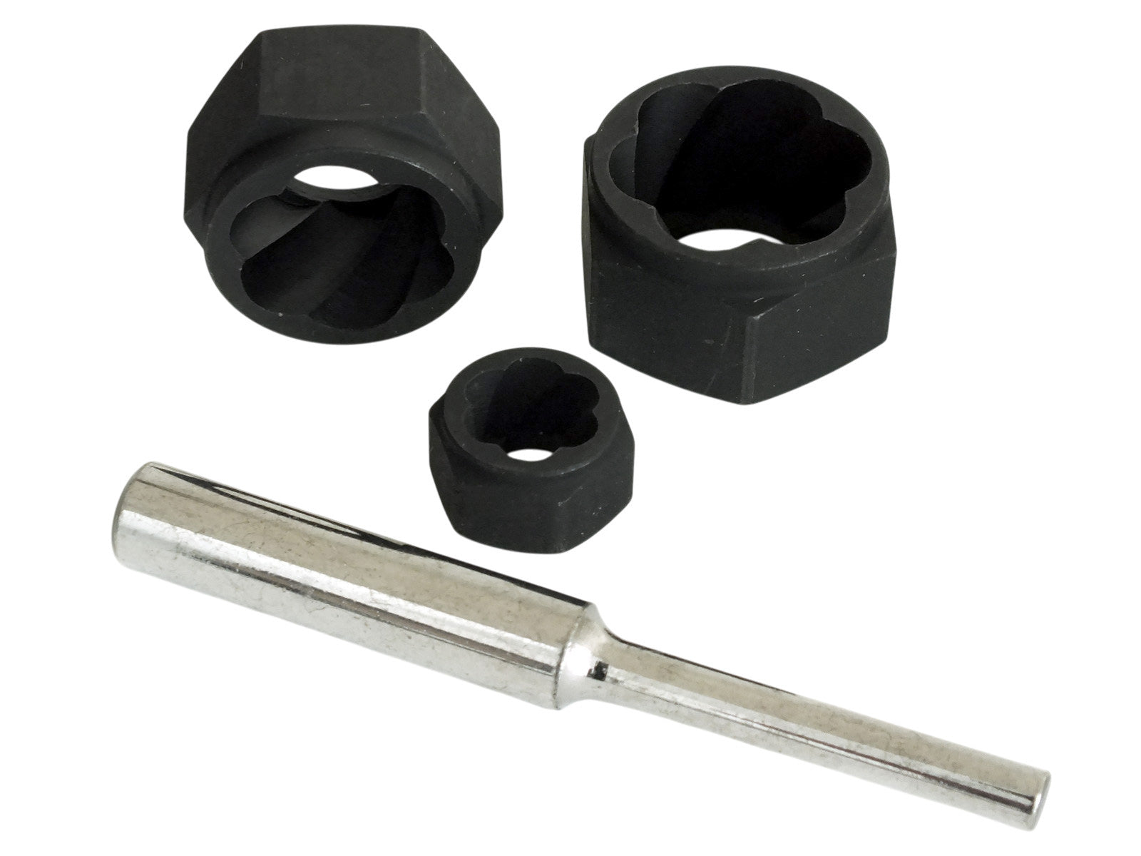 Voche 11pc Grip & Twist Sockets Set | Locking Wheel Nut Removal Stud Extractor Rounded Bolts