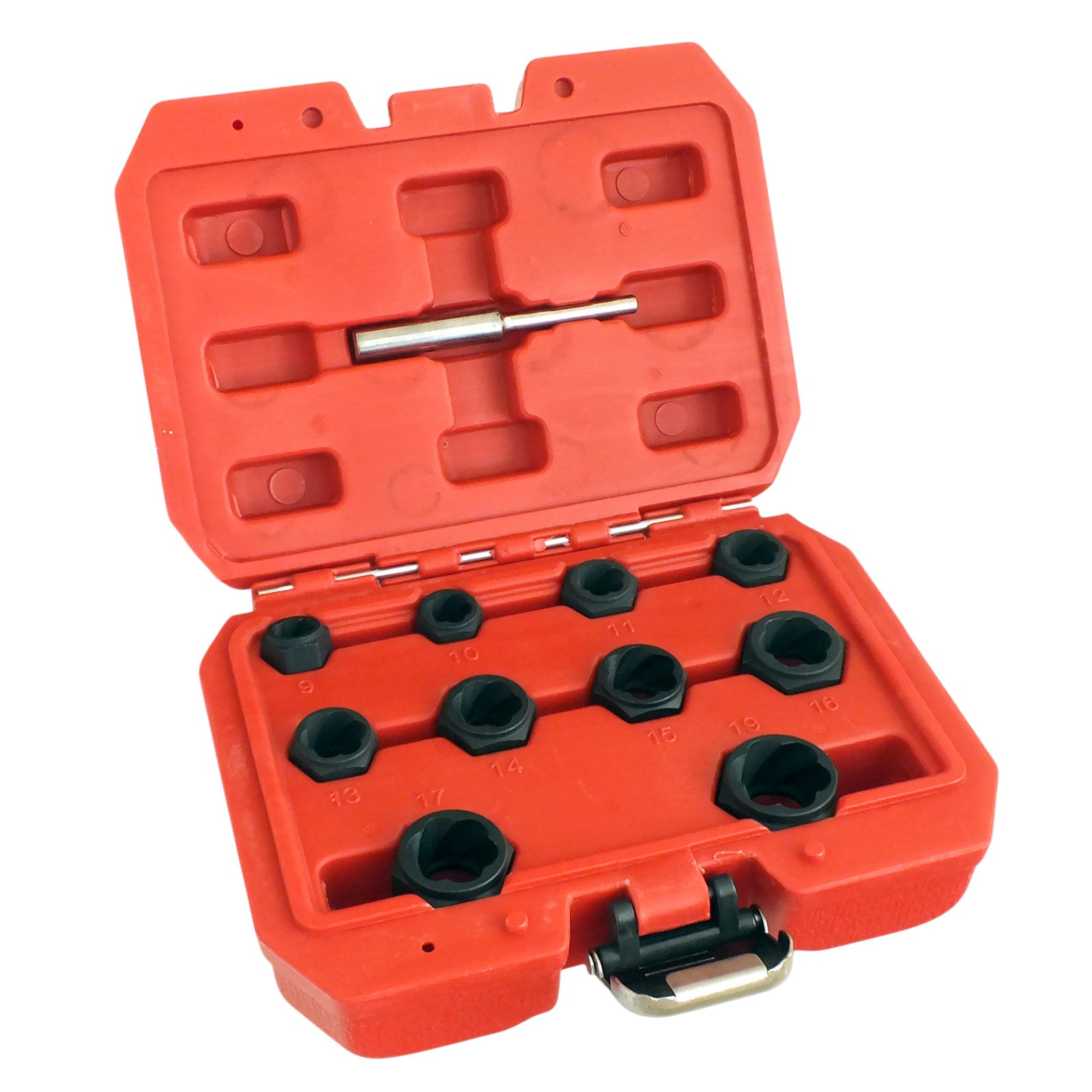 Voche 11pc Grip & Twist Sockets Set | Locking Wheel Nut Removal Stud Extractor Rounded Bolts