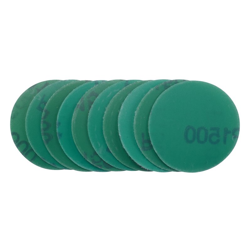 Silverline 50mm Mini Air Sander + 15pc Sanding DIscs | Random Orbit Variable Speed 90° Angled Head