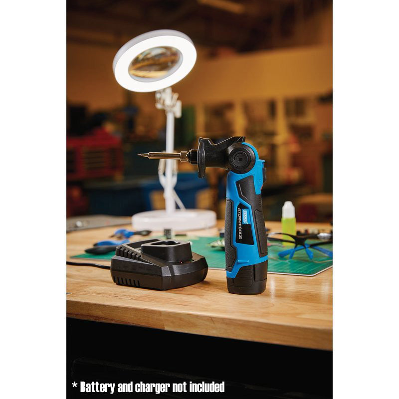 Draper 03860 10.8V Cordless Soldering Iron Rechargeable Storm Force | Sold Bare