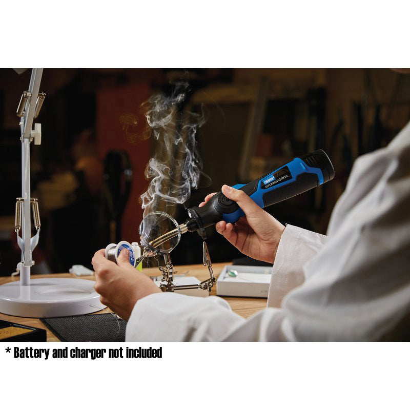 Draper 03860 10.8V Cordless Soldering Iron Rechargeable Storm Force | Sold Bare