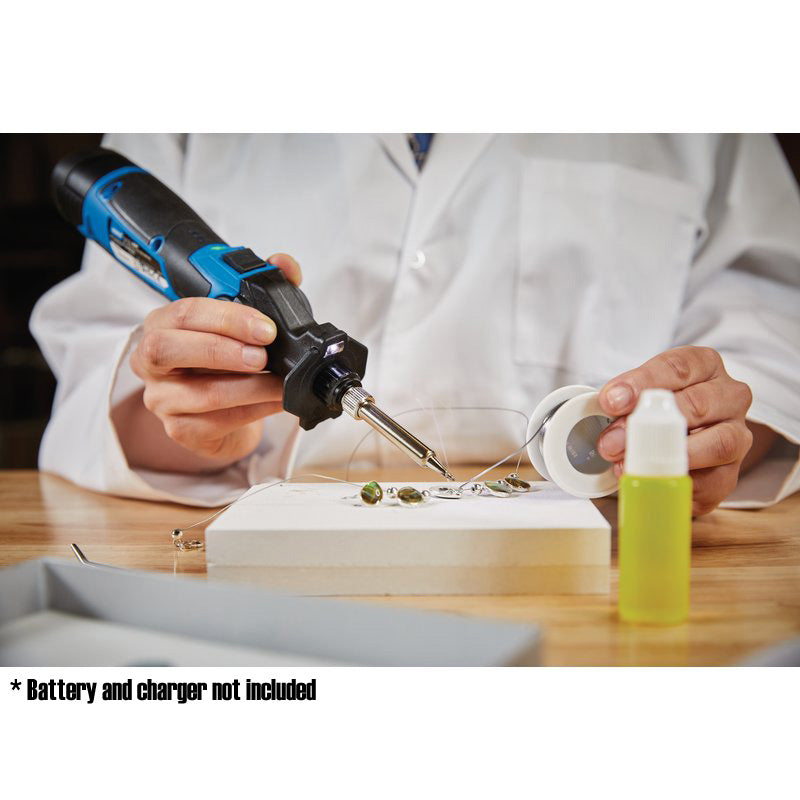 Draper 03860 10.8V Cordless Soldering Iron Rechargeable Storm Force | Sold Bare