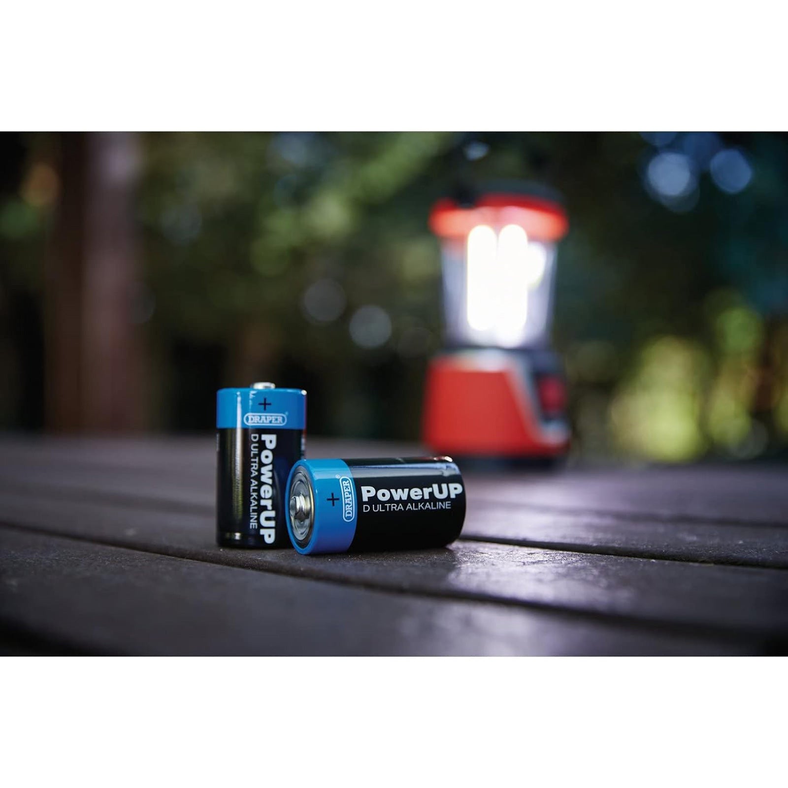 Draper 03980 D Size Batteries 12 Pack PowerUp Ultra Alkaline Battery LR20 MN1300