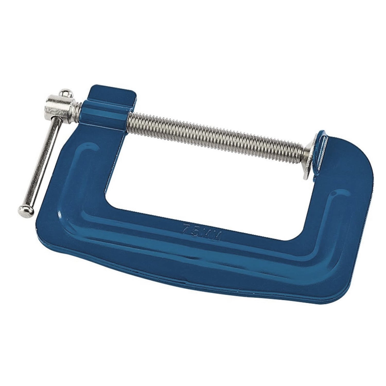 Pack of 4 Draper 04365 3" G Clamps 75mm Jaw Capacity | Heavy Duty Woodworking G-Clamps
