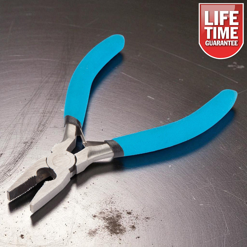 4.5" Mini Combination Pliers | Precision Wire Cutters with Non-Slip Soft Grip Handles
