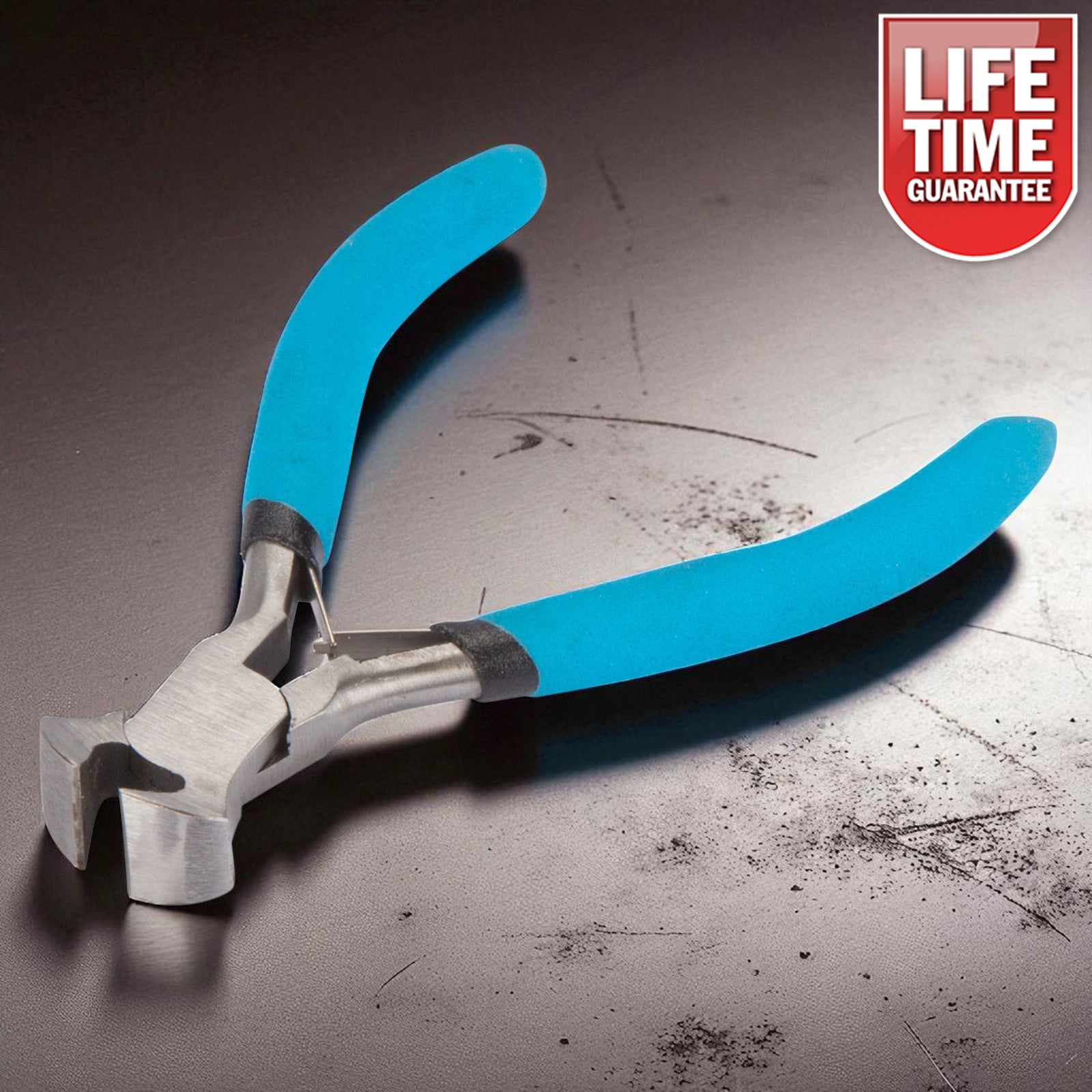 4" Mini End Cutter Cutting Pliers | Wire Nippers Cutters with Soft Grip Handles