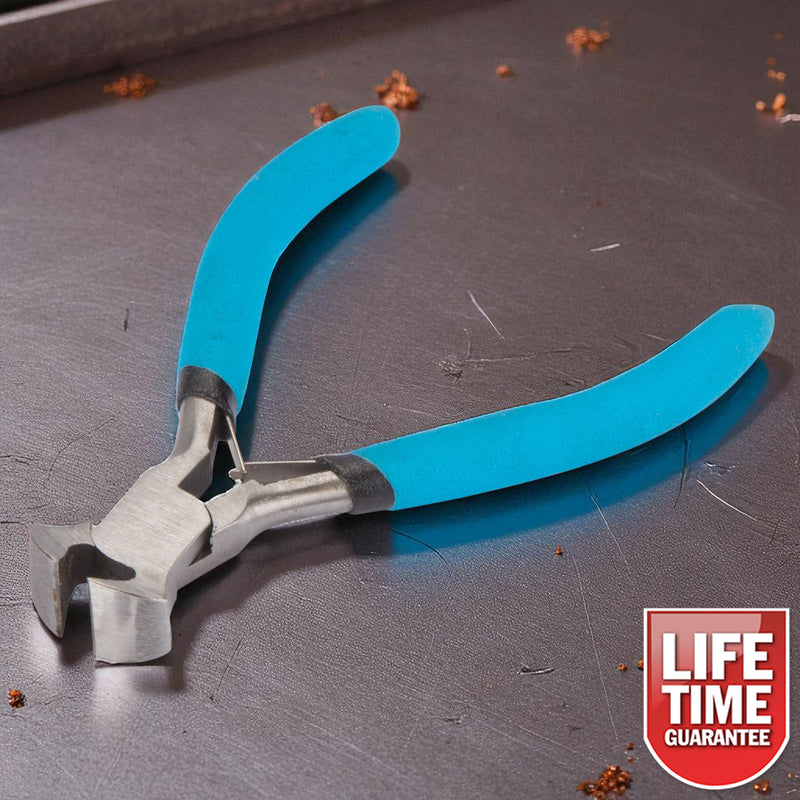 4" Mini End Cutter Cutting Pliers | Wire Nippers Cutters with Soft Grip Handles