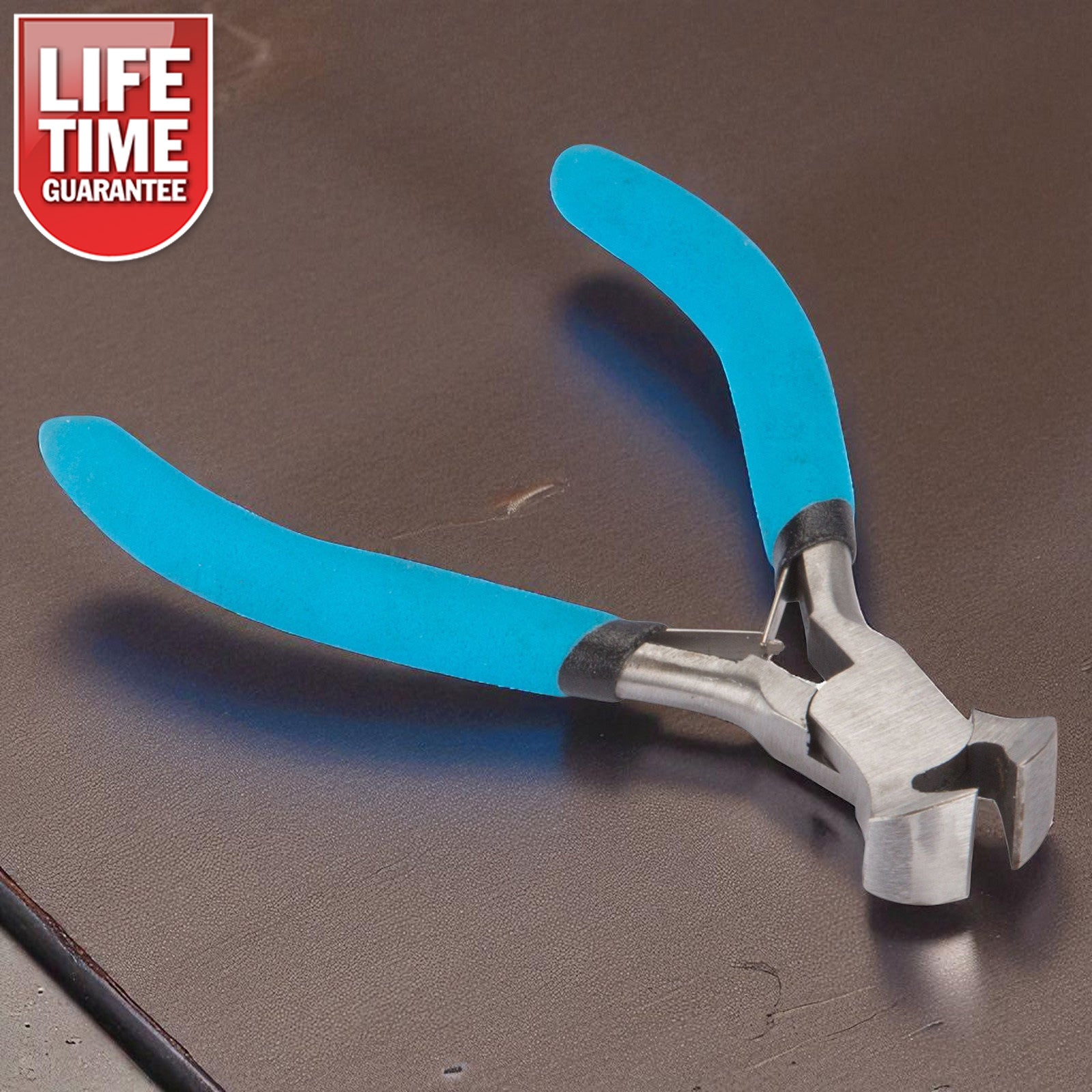 4" Mini End Cutter Cutting Pliers | Wire Nippers Cutters with Soft Grip Handles