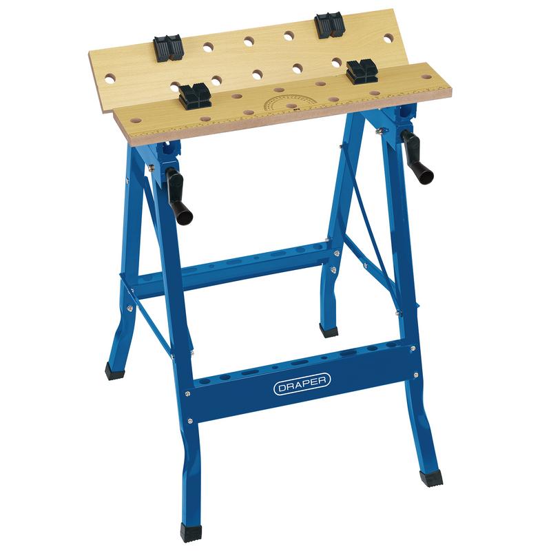 Draper 9951 Tilt & Clamp Fold Down Workbench, 600Mm Dr-09951