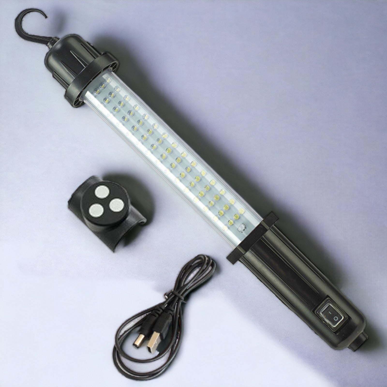 Rechargeable Cordless Work Light Garage Inspection Lamp Torch Worklight -160 LED