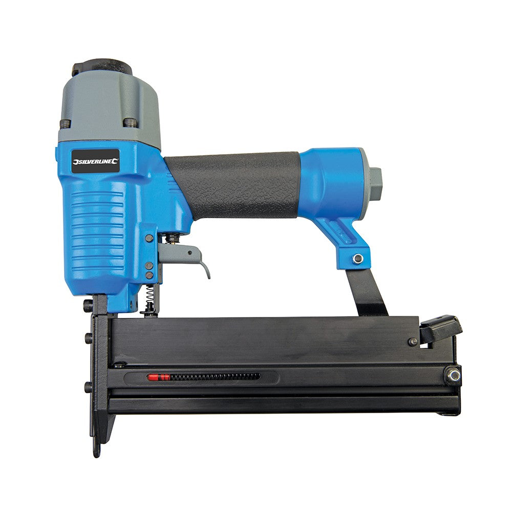 2-in-1 Air Nailer Stapler 18 Gauge 15 - 50mm + 5000 Brad Nails - 3 Year Warranty