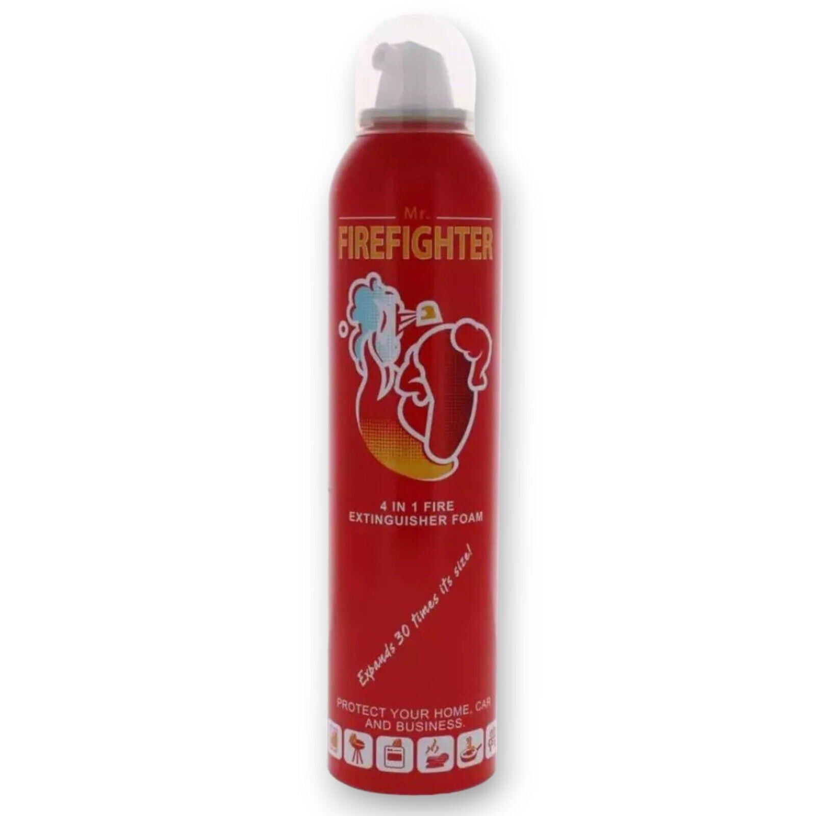 Fire Extinguisher 4 in 1 Foam 250ml Home Office Cars Vans Caravans 3 PACK