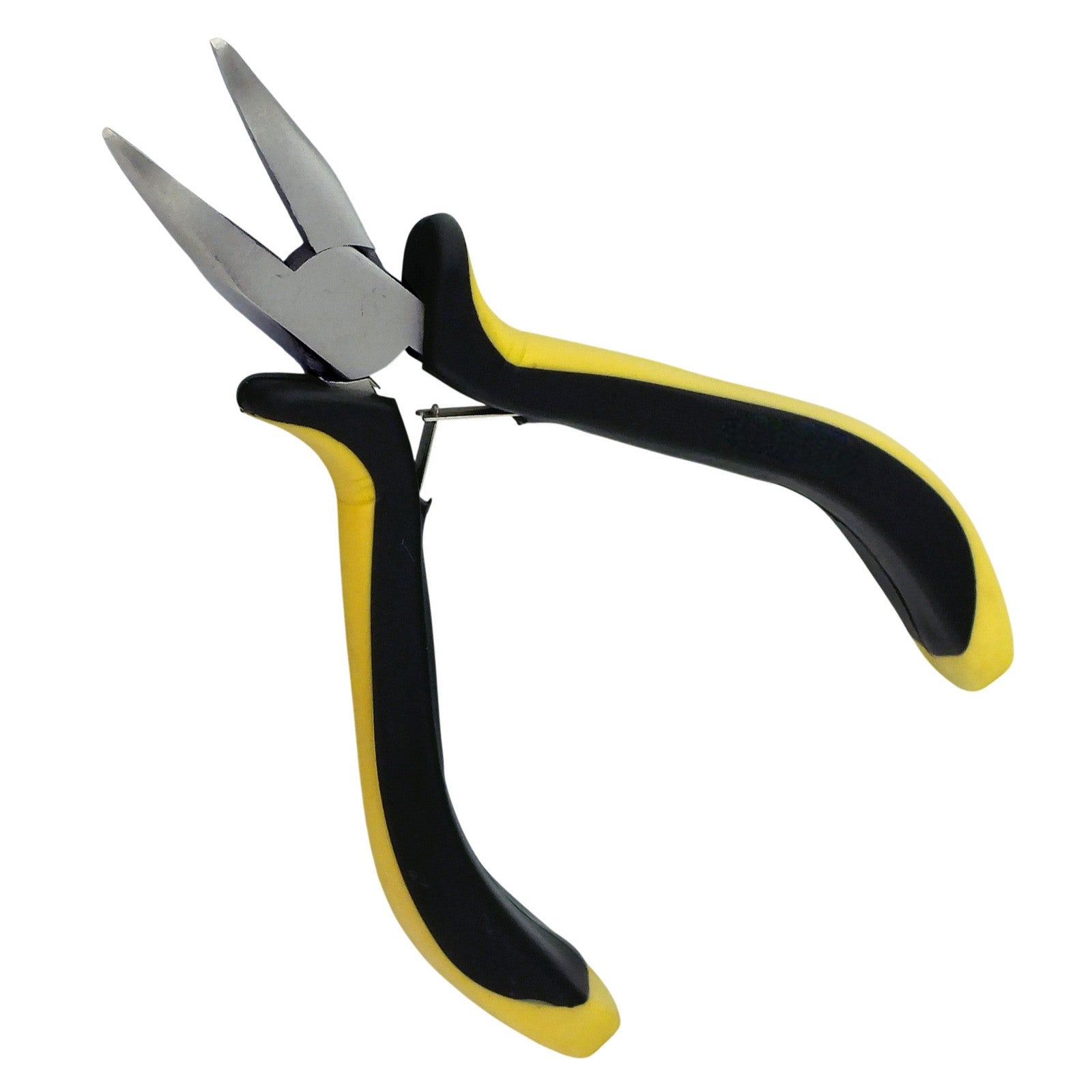 5pc Precision Pliers Mini Bent Long Nose Non-Slip Handles Jewellery Electronics