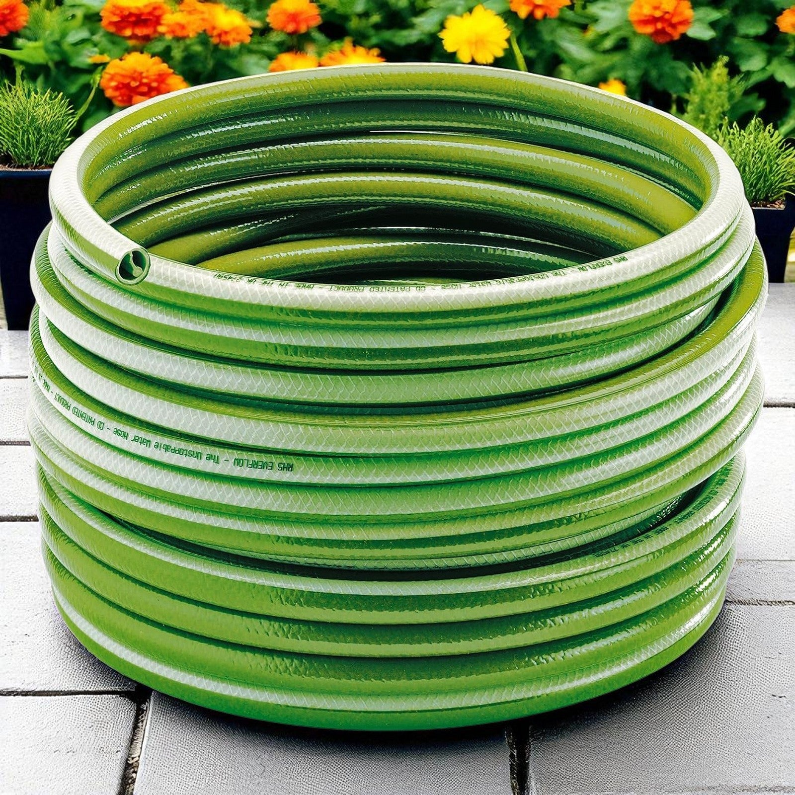 15m Garden Hose Pipe ANTI-KINK Constant Flow PRO Heavy Duty Reinforced Hosepipe