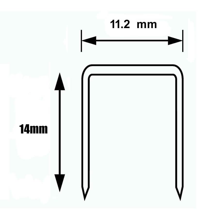 10J Staples 5000 Heavy Duty - Workzone Powerfix 8mm 10mm 12mm 14mm