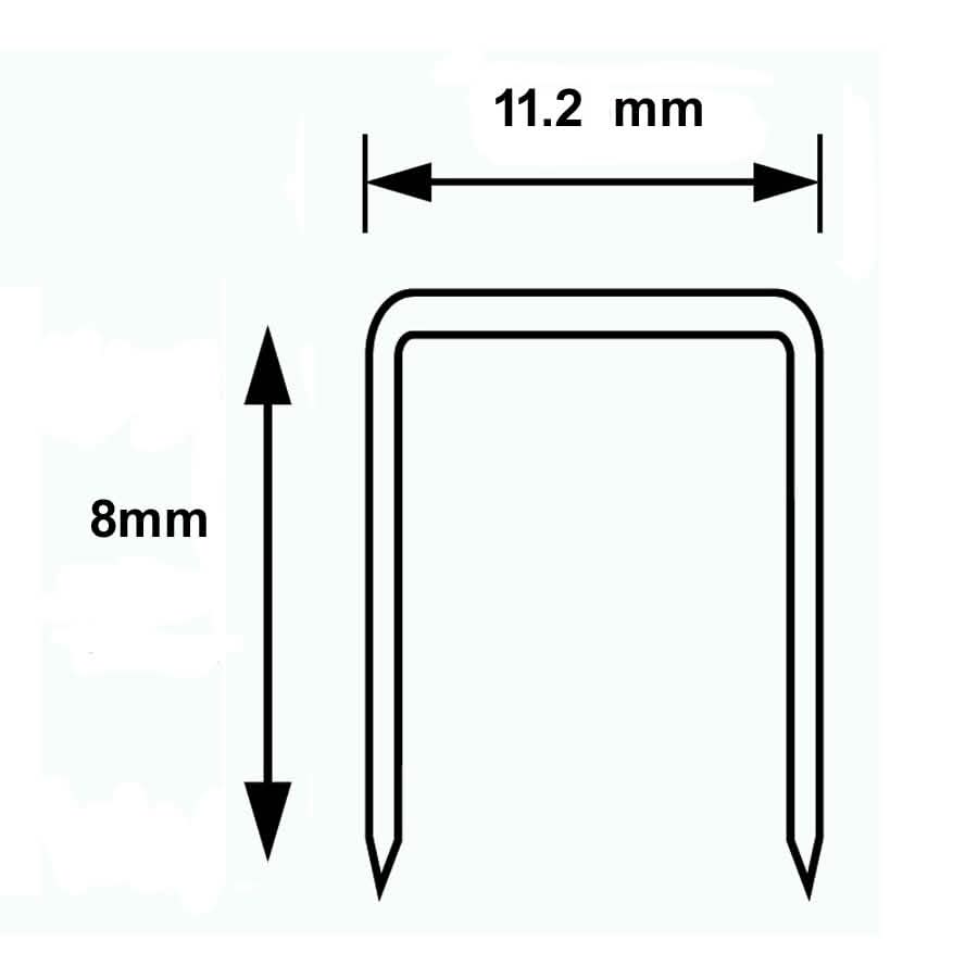 10J Staples 5000 Heavy Duty - Workzone Powerfix 8mm 10mm 12mm 14mm