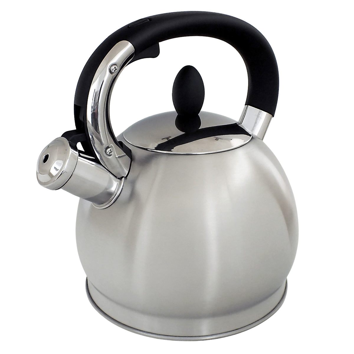 3.5L Stovetop Whistling Kettle with Stylish Brushed Stainless Steel Finish | Suitable for Electric, Induction and Gas Hobs